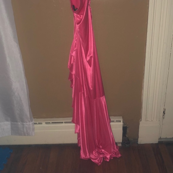 Coral high low dress - Picture 3 of 3